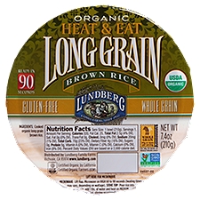 Lundberg Family Farms Brown Rice - Organic Long Grain, 7.4 Ounce