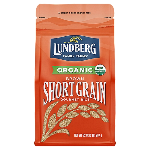 Lundberg Family Farms 2LB OG BROWN SHORT GRAIN RICE
A pantry staple, Short Grain Brown Rice clings together when cooked. Its subtle,nutty aroma and flavor make it perfect for rice bowls and other everyday dishes that call for a soft, supple texture. Plus, it's a rich source of whole grain goodness!

Organic Brown Short Grain Gourmet Rice

We use 100% renewable energy to manufacture our rice.