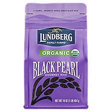 Lundberg Family Farms Organic Black Pearl Rice - Whole Grain, 16 Ounce