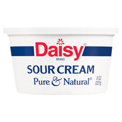Daisy Pure & Natural Sour Cream, 8 oz, 8 Ounce