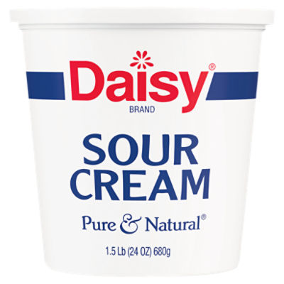 Daisy Pure & Natural Sour Cream, 1.5 lb, 24 Ounce