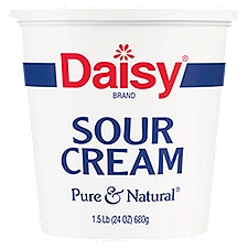 Daisy Pure & Natural Sour Cream, 1.5 lb, 24 Ounce
