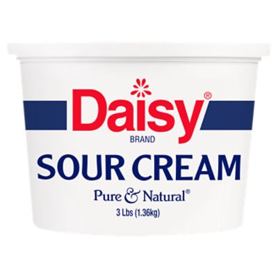 Daisy Pure & Natural Sour Cream, 3 lbs, 3 Pound