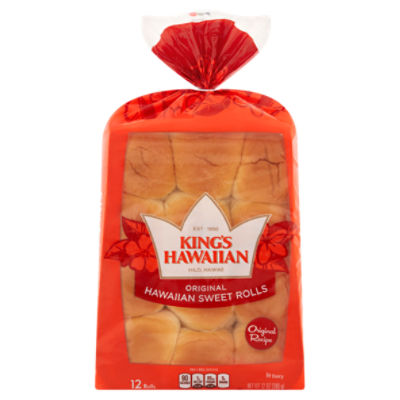 King's Hawaiian Original Hawaiian Sweet Rolls, 12 count, 12 oz