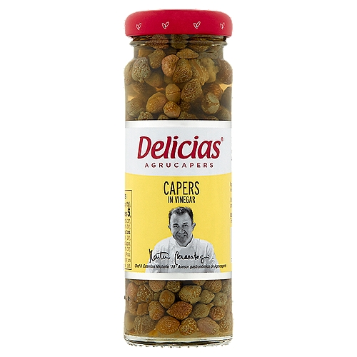 Agrucapers Delicias Capers in Vinegar, 3.5 oz