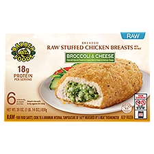 Barber Foods® Stuffed Chicken Breasts Broccoli Cheese, 6 Count, 30 Ounce