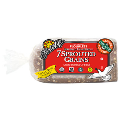 Food for Life The Original Flourless 7 Sprouted Grain Bread, 24 oz, 24 Ounce