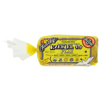 Food For Life Ezekiel 49 Flax Sprouted Grain Bread, 24 oz Fairway