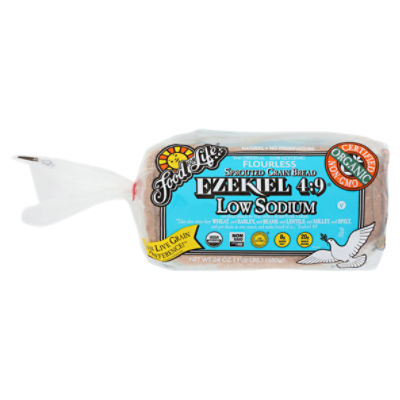 Food For Life Ezekiel 4:9 Low Sodium Sprouted Grain Bread, 24 oz, 24 Ounce