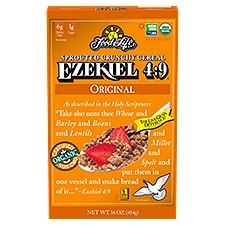 Food for Life Ezekiel 4:9 Original Sprouted Crunchy, Cereal, 16 Ounce