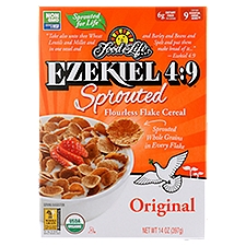 Food For Life Ezekiel 4:9 Original Sprouted Flourless Flake Cereal, 14 oz