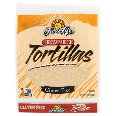 Food For Life Brown Rice Tortillas, 6 count, 12 oz
