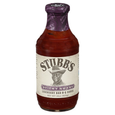 Stubb's Sticky Sweet Barbecue Sauce, 18 oz