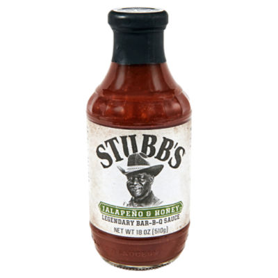 Stubb's Jalapeño & Honey Bar-B-Q Sauce, 18 oz