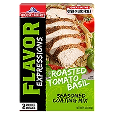 House-Autry Flavor Expressions Roasted Tomato Basil Seasoned Coating Mix, 2 count, 5 oz