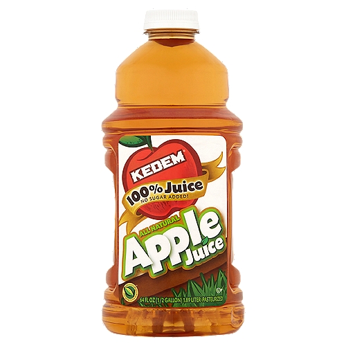 Kedem All Natural Apple Juice, 64 fl oz