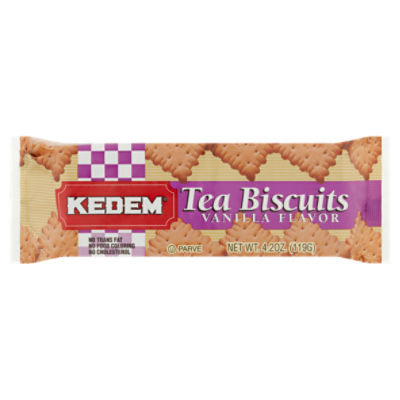 Kedem Vanilla Flavor Tea Biscuits, 4.2 oz, 4.2 Ounce