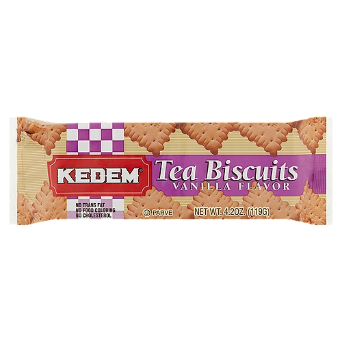 Kedem Vanilla Flavor Tea Biscuits, 4.2 oz