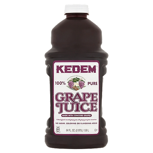 Kedem 100% Pure Grape Juice, 64 fl oz