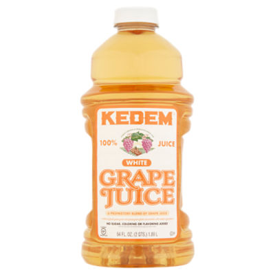 Kedem 100% White Grape Juice, 64 fl oz, 64 Fluid ounce