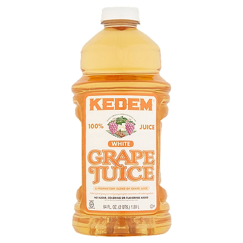 Kedem 100% White Grape Juice, 64 fl oz