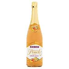Kedem Sparkling Peach Flavored Grape Juice, 25.4 fl oz