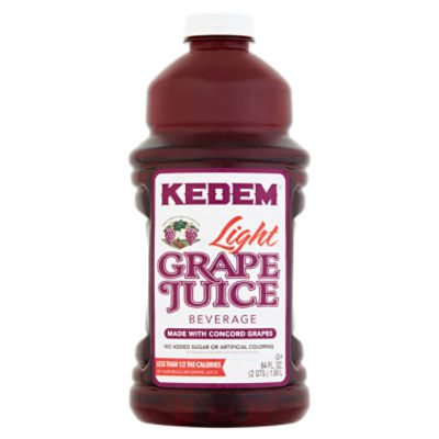 Kedem Light Grape Juice Beverage, 64 fl oz, 64 Fluid ounce