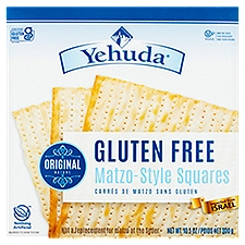 Yehuda Original Nature Gluten Free Matzo-Style Squares, 10.5 oz
