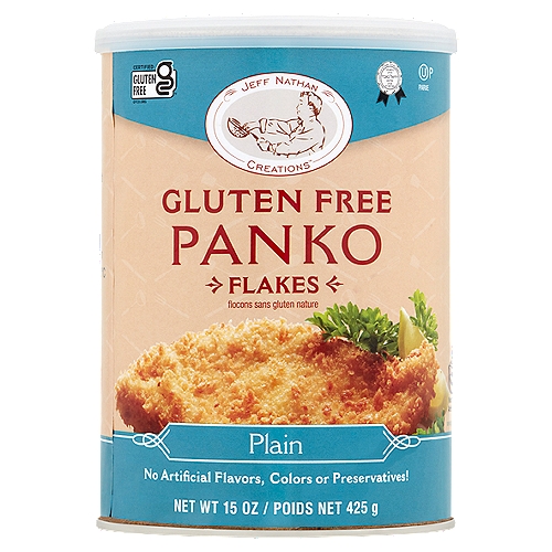 Jeff Nathan Creations Gluten Free Plain Panko Flakes, 15 oz