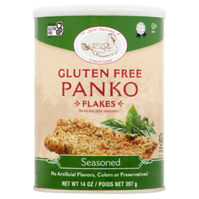 Jeff Nathan Creations Gluten Free Seasoned Panko Flakes, 14 oz