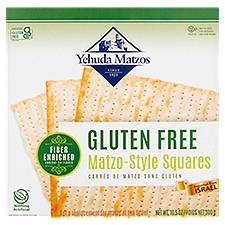 Yehuda Matzos Gluten Free Matzo-Style Squares, 10.5 oz