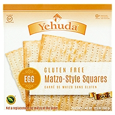 Yehuda Egg Gluten Free Matzo-Style Squares, 10.5 oz