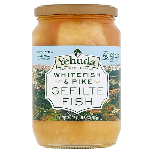 Yehuda Whitefish & Pike Gefilte Fish, 24 oz
