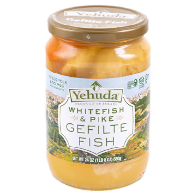 Yehuda Whitefish & Pike Gefilte Fish, 24 oz