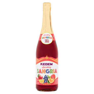 Kedem Sparkling Sangria 100 Juice, 25.4 fl oz