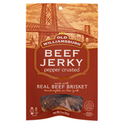 Old Williamsburg Pepper Crusted Beef Jerky, 2 oz