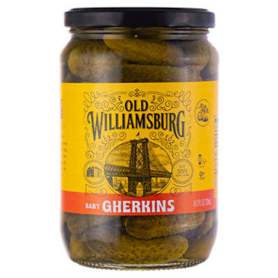 Old Williamsburg Baby Gherkins, 24.3 fl oz