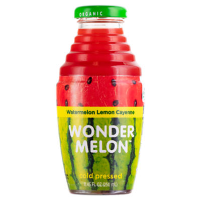 Wonder Melon Watermelon Lemon Cayenne Cold Pressed Juice, 8.45 fl oz