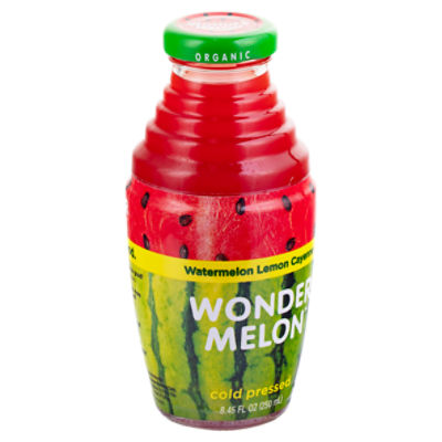 Wonder Melon Watermelon Lemon Cayenne Cold Pressed Juice, 8.45 fl oz