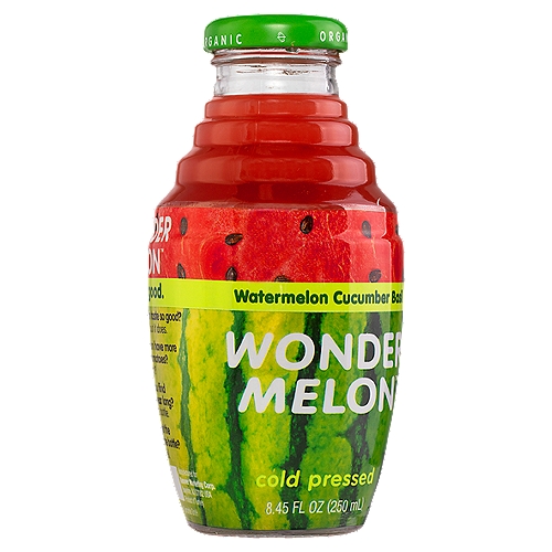 Wonder Melon Watermelon Cucumber Basil Juice, 8.45 fl oz