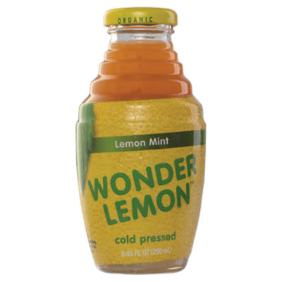 Wonder Lemon Organic Lemon Mint Cold Pressed Juice, 8.45 fl oz