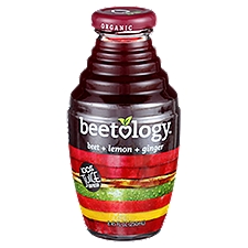 Beetology Organic Beet + Lemon + Ginger Juice, 8.45 fl oz, 8.45 Fluid ounce