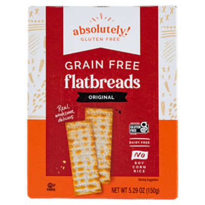 Absolutely Gluten Free Original Grain Free Flatbreads, 5.29 oz