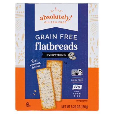 Absolutely Gluten Free Grain Free Everything Flatbreads, 5.29 oz ShopRite