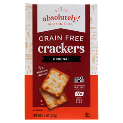 Absolutely Gluten Free Original Grain Free Crackers, 4.4 oz