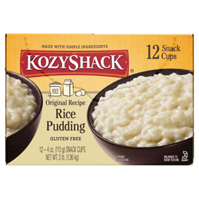 Kozy Shack® Original Recipe Rice Pudding 12-pack, 48 oz