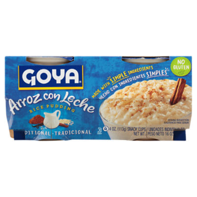 Goya Traditional Rice Pudding, 4 oz, 4 count ShopRite