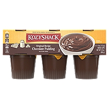 Kozy Shack® Original Recipe Chocolate Pudding 6-pack, 24 oz, 24 Ounce