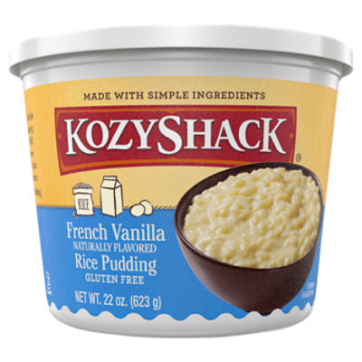 Kozy Shack® French Vanilla Rice Pudding, 22 oz Tub, 22 Ounce