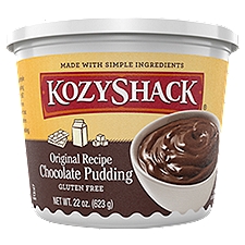 Kozy Shack® Original Recipe Chocolate Pudding, 22 oz Tub, 22 Ounce